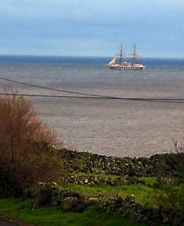 Segelschiff vor Graciosa