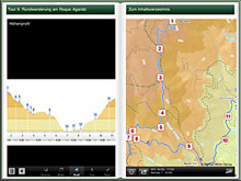 MM-Wandern App Madeira (Ansicht auf dem iPad)