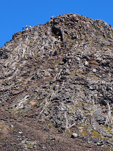 Menschen auf dem Piquino