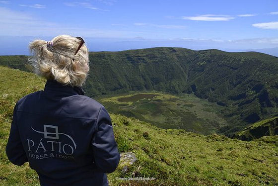 Wandern in der Caldeira, Reiterhof Patio, Cedros, Faial, Azoren,